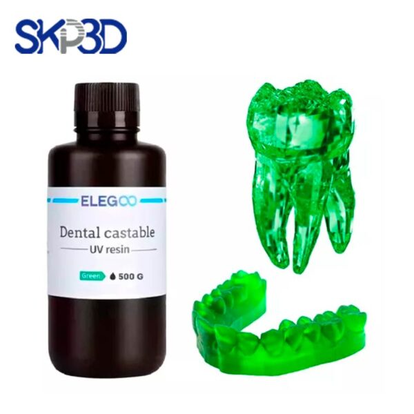 Elegoo Dental Castable UV Verde 500g