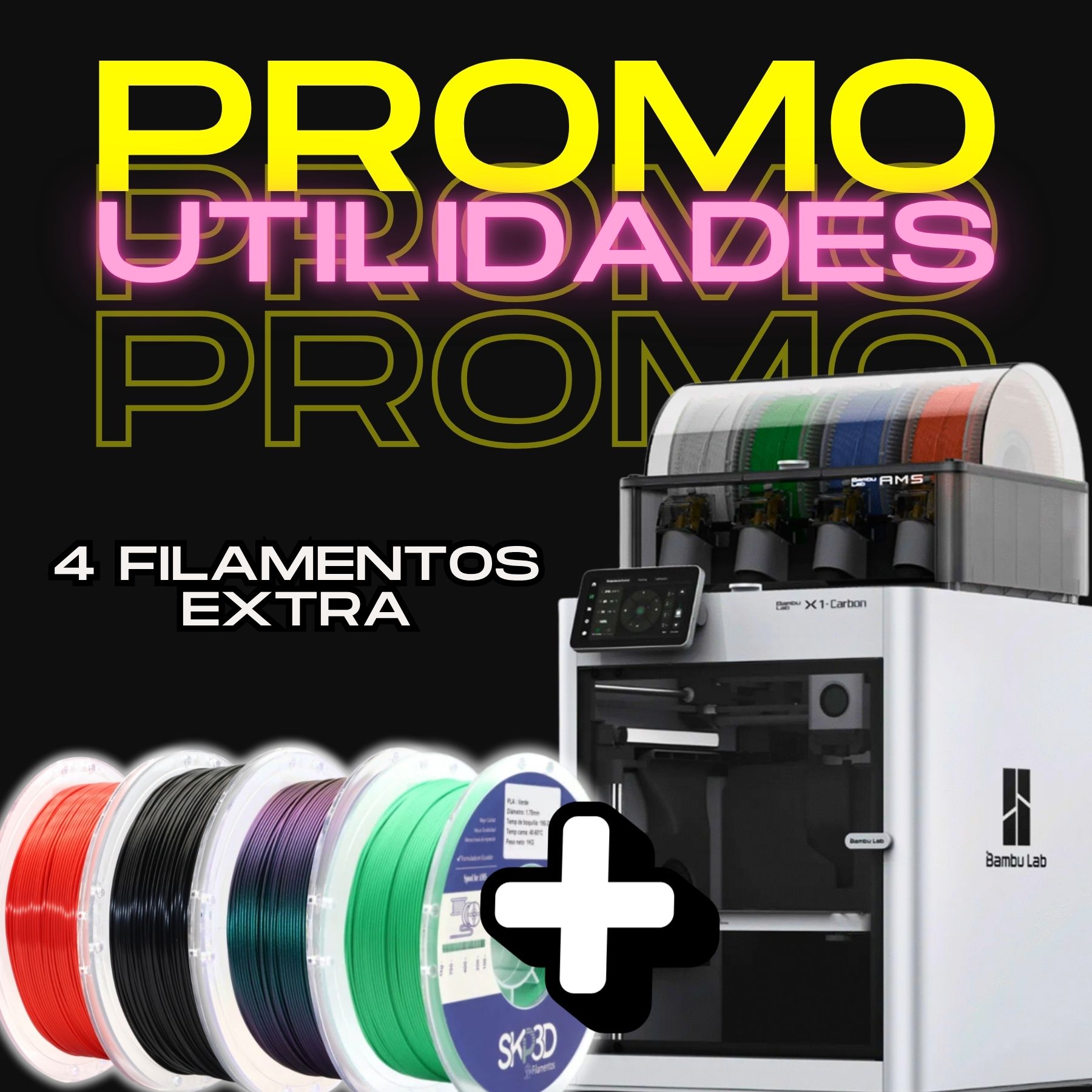 Impresora Bambu Lab X1 Carbon en Ecuador