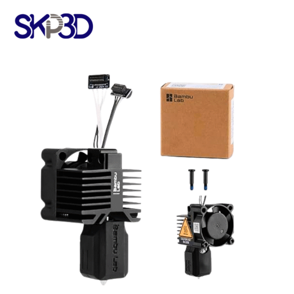 Conjunto completo de hotend con acero endurecido de 0.4 mm - X1E - Imagen 2