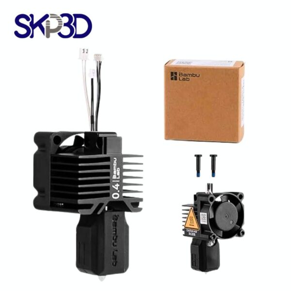 X1 - 0.4mm acero inoxidable KIT COMPLETO DEL HOTEND MÁS SILICONA - Imagen 2