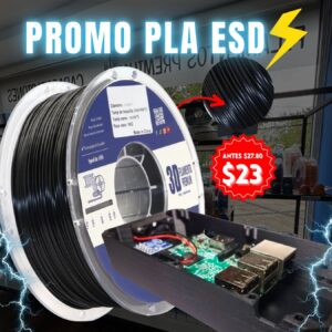 PLA ESD protección contra descargas electrostáticas