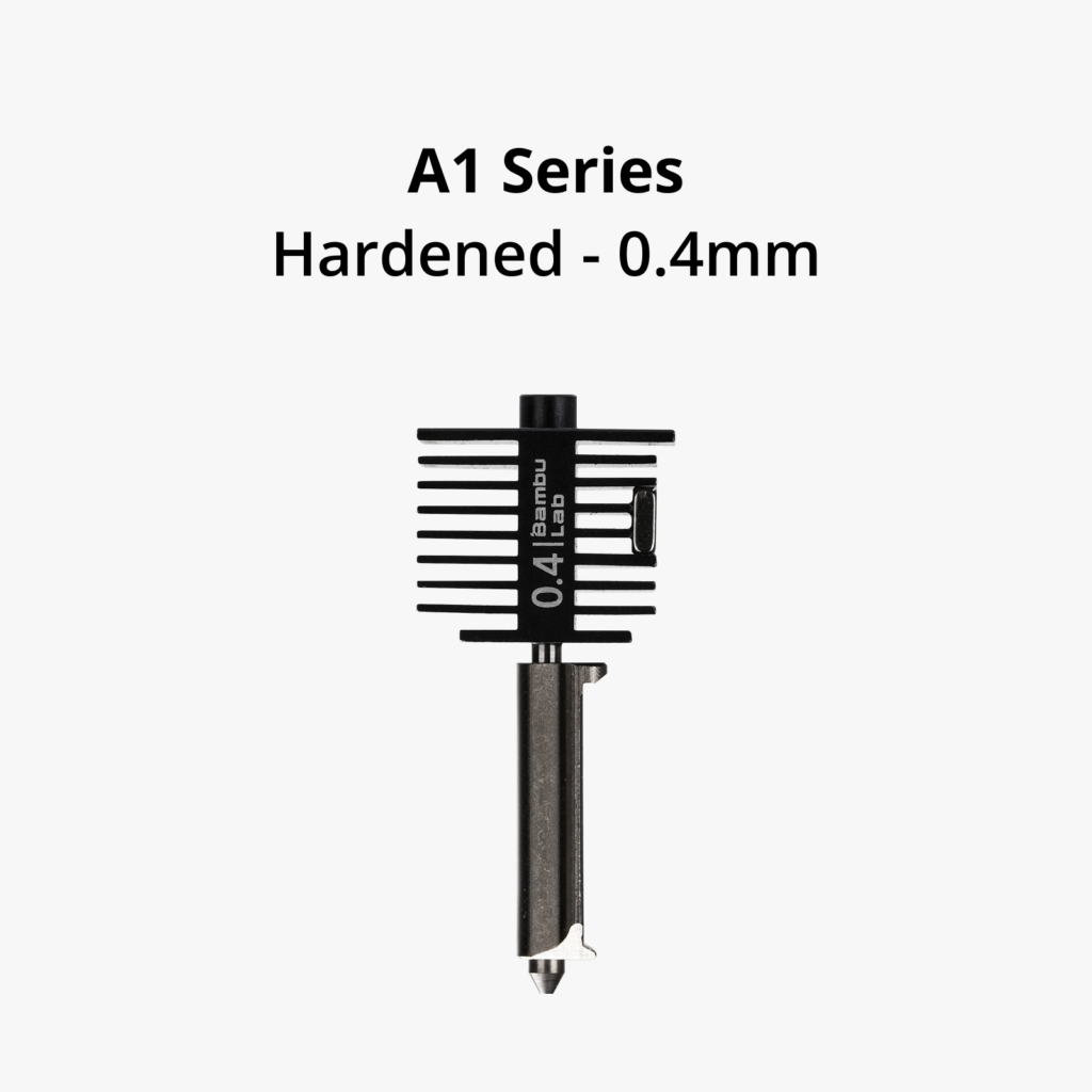 hotend acero endurecido 0,4 mm A1